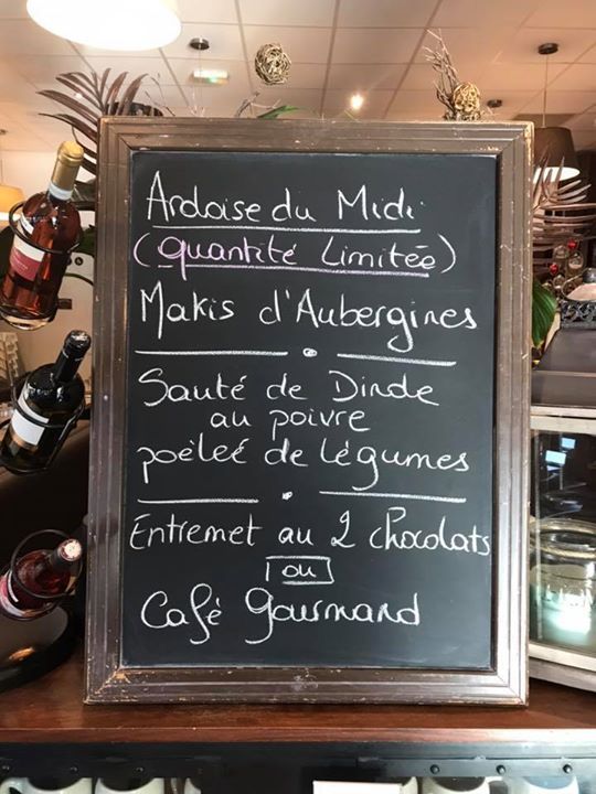 Le chef vous propose l’ardoise