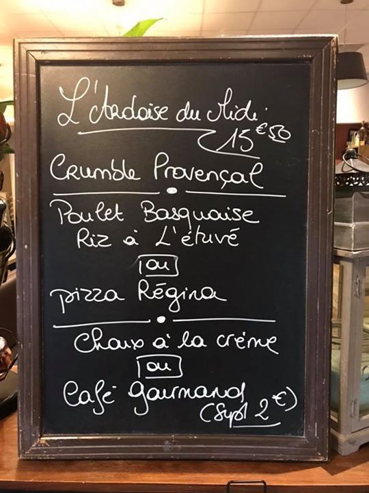 Aujourd’hui le Chef vous propo