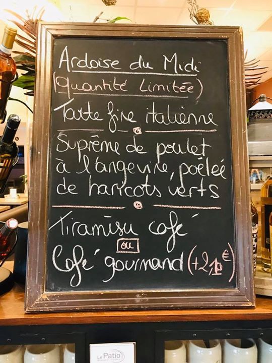 Le Chef vous propose l’Ardoise