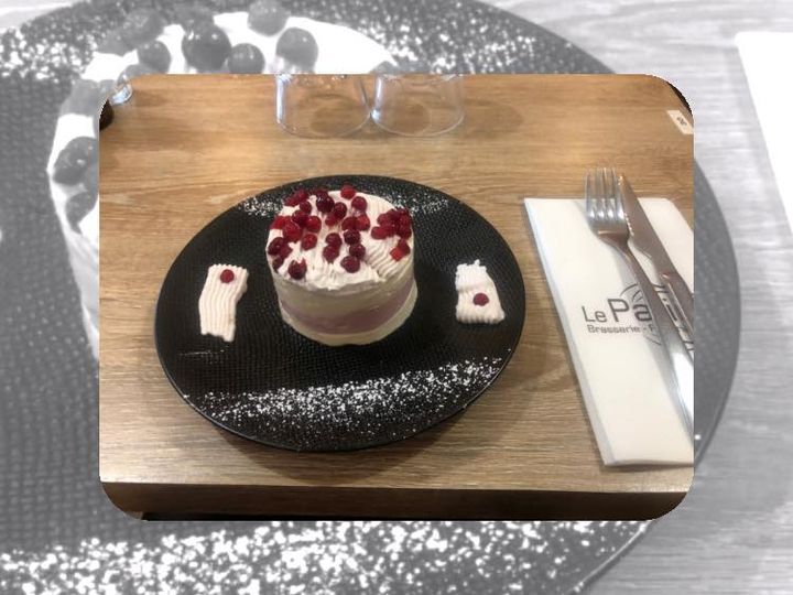 « Entremet chocolat blanc et fr